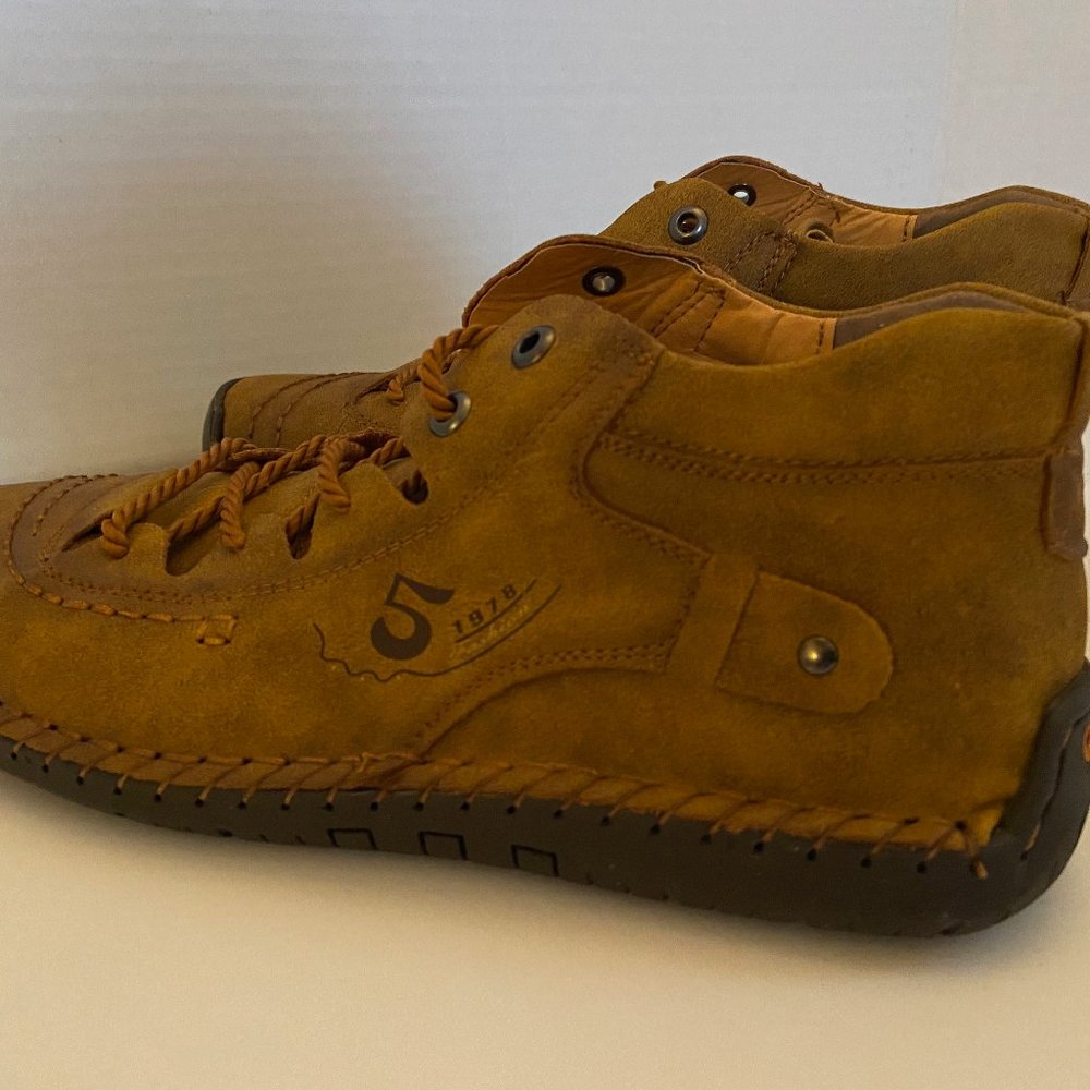 European style soft leather ankle shoes